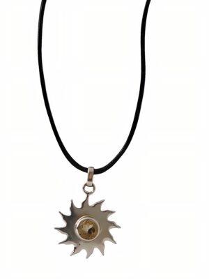 Choker YO SOY VITALIDAD Citrino y Plata