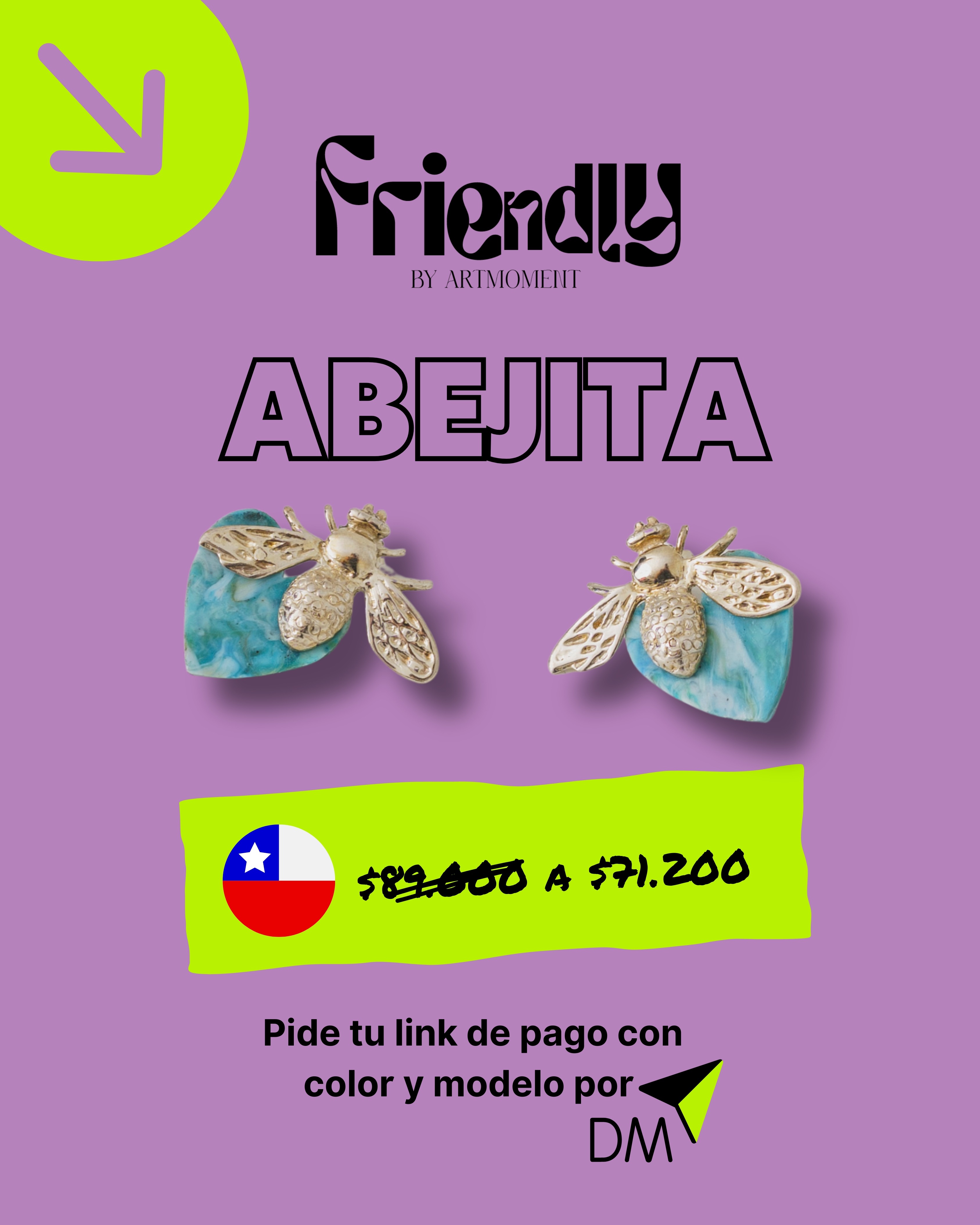 🌿Pendientes de plata tallada a mano con tapas recicladas ♻️